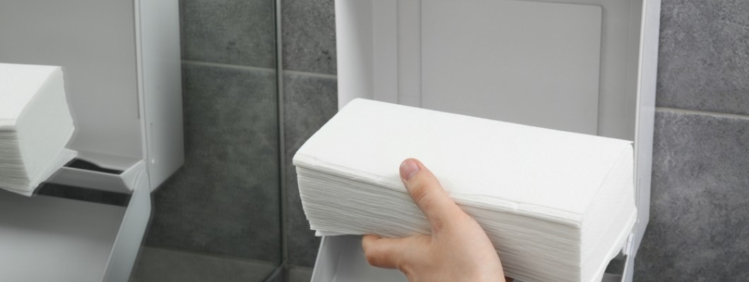 Prosoape de hârtie pliate în formă de Z