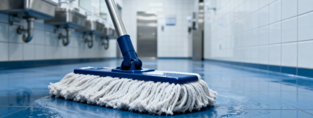 Un mop folosit pentru curatenie Un mop folosit pentru curatenie