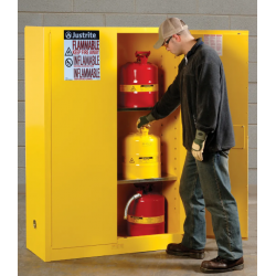 Dulap de siguranță Sure-Grip® EX Classic 89-CL pentru materiale inflamabile, galben, 165 x 109 x 45 cm, 170L