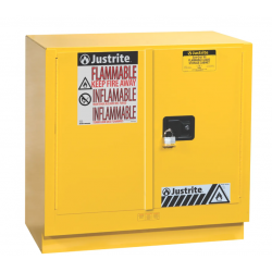 Dulap de siguranță Sure-Grip® EX pentru sub blat lichide inflamabile, galben, 89 x 89 x 56 cm, manual