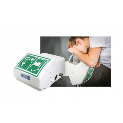 Soluție de spălare oculară/față de urgență cu vas închis ASA 45G Hughes uPVC