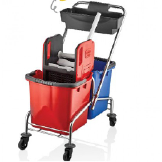 Carucior curatenie profesional Duo Cromat, AQAS