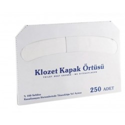 Acoperitori protectii pentru colacul de toaleta, 250 buc/set Acoperitori protectii pentru colacul de toaleta, 250 buc/set