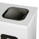Coș de reciclare alb cu 3 compartimente 3x60L – 180 litri Coș de reciclare alb cu 3 compartimente 3x60L – 180 litri