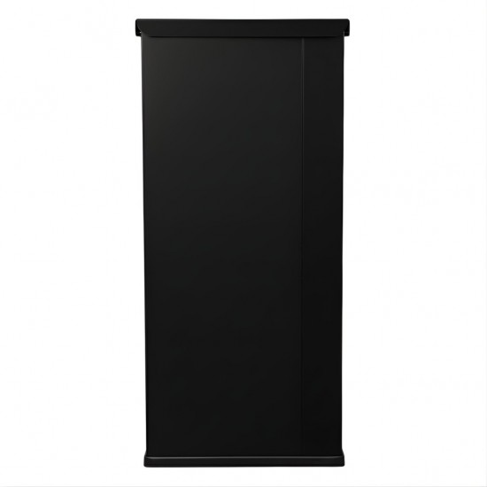 Coș de reciclare negru cu 4 compartimente 4x60L – 240 litri
