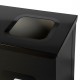 Coș de reciclare negru cu 4 compartimente 4x60L – 240 litri