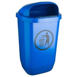 Cos stradal 50 l - albastru Cos stradal 50 l - albastru