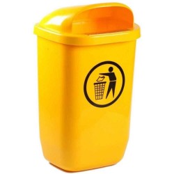 Cos stradal 50 l - galben Cos stradal 50 l - galben