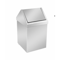 Cos Chrome cu capac batant, inox, 45L / 80L