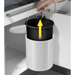 Resigilat 1 - Cos Gunoi Hailo Compact Box M, 15L Resigilat 1 - Cos Gunoi Hailo Compact Box M, 15L