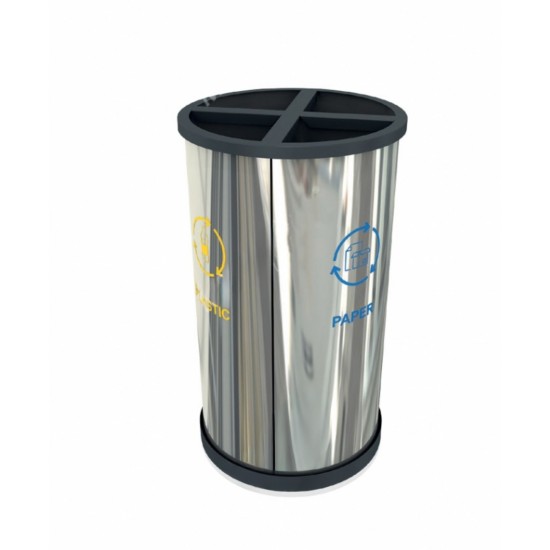 GENEVE AS Set modern pentru reciclare cu scrumiera incorporat