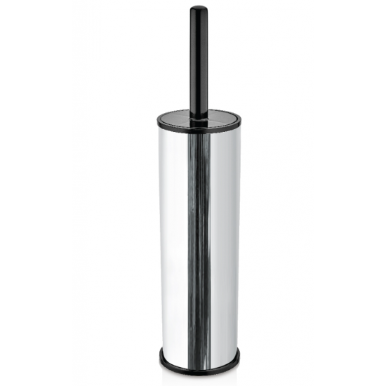 Perie inox WC, cu suport perete