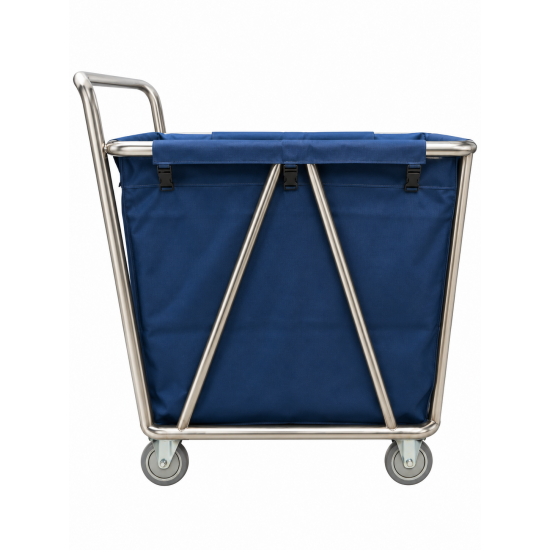 Carucior profesional pentru colectarea si transportul lenjeriei, inox Carucior profesional pentru colectarea si transportul lenjeriei, inox