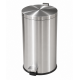 Cos de gunoi cu pedala din inox, 50 L, finisaj mat