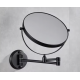 Oglinda rotunda cosmetica, neagra, cu montare pe perete, AQAS Oglinda rotunda cosmetica, neagra, cu montare pe perete, AQAS