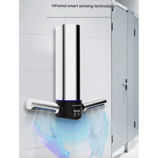 Uscator maini inox 1400W, AQAS Uscator maini inox 1400W, AQAS