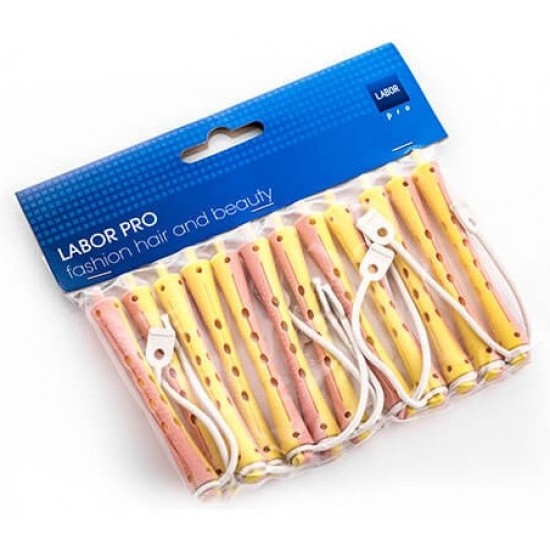 Bigudiu lung pentru permanent Labor Pro set x 12 buc Bigudiu lung pentru permanent Labor Pro set x 12 buc