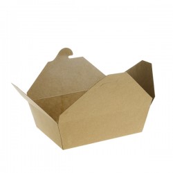 Cutie cu 4 clapete Kraft, 1000 cc, 50 buc/set Cutie cu 4 clapete Kraft, 1000 cc, 50 buc/set