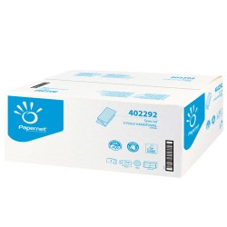 Prosoape pliate de hartie V Fold 24x21cm, 210 buc./ pachet, 2 straturi, Papernet, albe, celuloza 100% Prosoape pliate de hartie V Fold 24x21cm, 210 buc./ pachet, 2 straturi, Papernet, albe, celuloza 100%