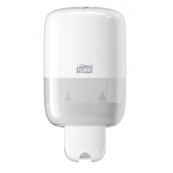 Dozator mic pentru sapun lichid Tork, alb, 475 ml