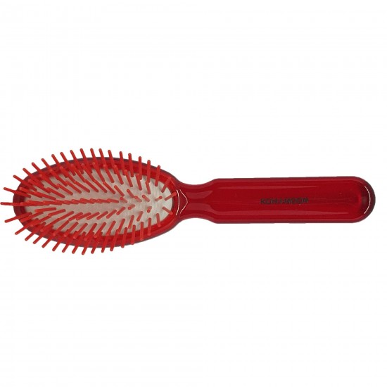 Perie pneumatica rosie cu peri cilindrici din plastic 21.3 x 6 cm, Koh-i-noor Perie pneumatica rosie cu peri cilindrici din plastic 21.3 x 6 cm, Koh-i-noor