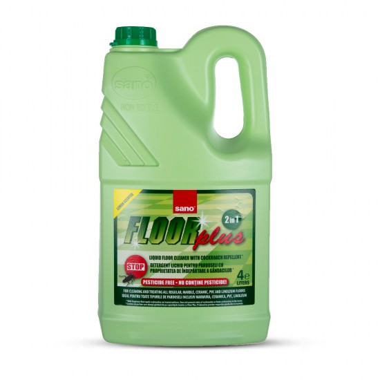 SANO FLOOR PLUS Manual, 4l, detergent pardoseala