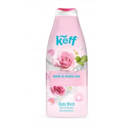 Keff Gel de dus Rose&Kukui Oil 500 ml Keff Gel de dus Rose&Kukui Oil 500 ml