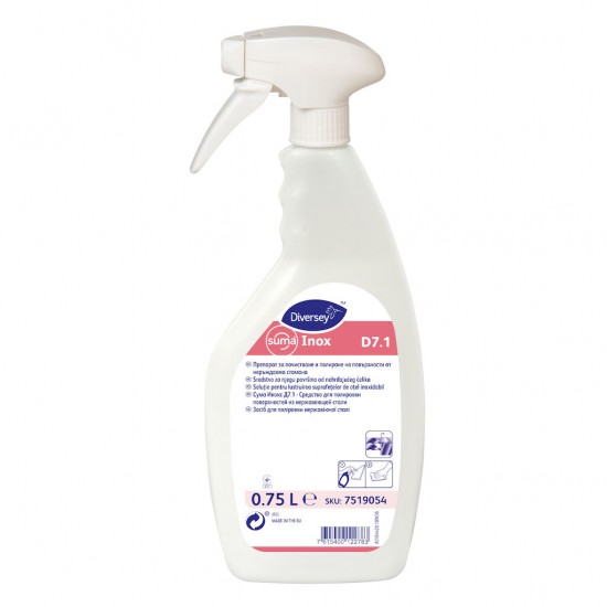 Detergent bucatarie SUMA Inox D7.1, Diversey, 750mL