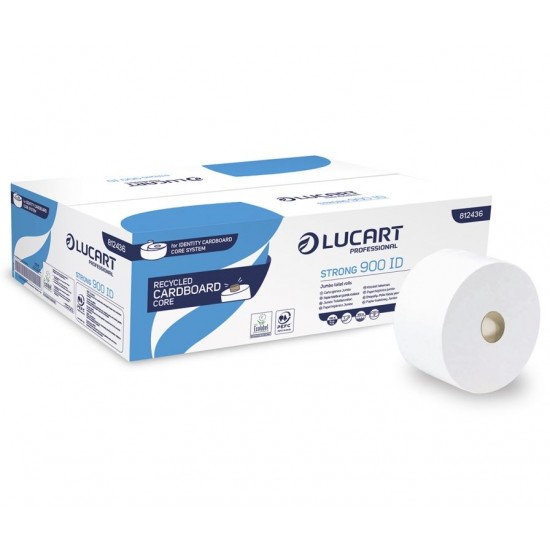 Hartie igienica alba STRONG 900ID CARDBOARD CORE 202m LUCART