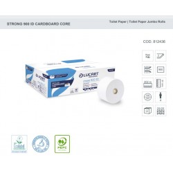 Hartie igienica alba STRONG 900ID CARDBOARD CORE 202m LUCART
