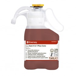 Detergent detartrant igienizant grupuri sanitare 1.4L, SANI 4 in 1 Plus SD Detergent detartrant igienizant grupuri sanitare 1.4L, SANI 4 in 1 Plus SD