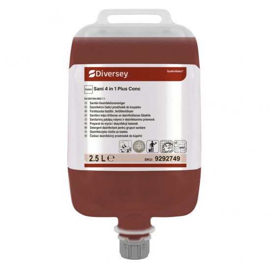 Detergent detartrant igienizant TASKI Sani 4 in 1 QS, Diversey, 2.5L Detergent detartrant igienizant TASKI Sani 4 in 1 QS, Diversey, 2.5L
