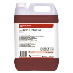 Detergent pentru grupuri sanitare, concentrat - Taski Sani 4in1 Plus, 5 litri Detergent pentru grupuri sanitare, concentrat - Taski Sani 4in1 Plus, 5 litri