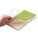 Notes EcoLeather, piele naturala regenerata, 12,5x20 cm, liniat ivory, verde Notes EcoLeather, piele naturala regenerata, 12,5x20 cm, liniat ivory, verde
