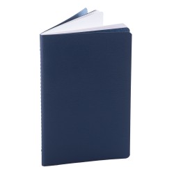 Notes Pastel, piele, 12,5x20 cm, velin, albastru Notes Pastel, piele, 12,5x20 cm, velin, albastru