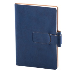Notes Ravelo, piele, A5, liniat ivory, albastru Notes Ravelo, piele, A5, liniat ivory, albastru