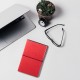 Notes Switch, piele, A5, liniat + matematica, negru/rosu Notes Switch, piele, A5, liniat + matematica, negru/rosu