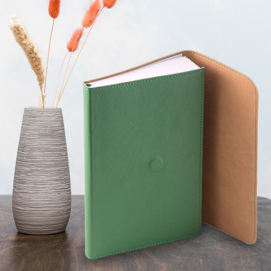 Notes Tosca, A5, liniat alb, verde Notes Tosca, A5, liniat alb, verde