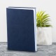 Notes Twin, piele, A5, liniat + matematica, albastru/bleu Notes Twin, piele, A5, liniat + matematica, albastru/bleu