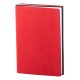 Notes Twin, piele, A5, liniat + matematica, negru/rosu Notes Twin, piele, A5, liniat + matematica, negru/rosu