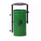 Cos stradal pentru gunoi, Verde, Metal, 50 L