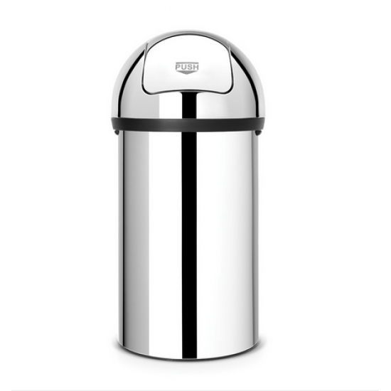 Cos gunoi Push Bin, 60L - Otel stralucitor