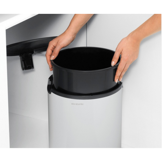 Cos de gunoi Built-in Bin, 15L - alb