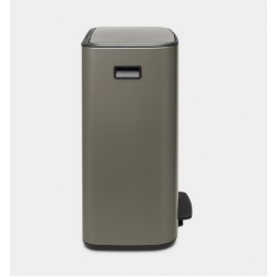 Cos gunoi Bo cu pedala, 2 x 30L - Platina