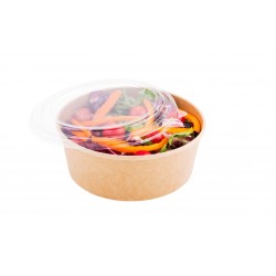 Caserola din carton fara capac, pentru salata, 500 g, 50 buc/set, Carton Caserola din carton fara capac, pentru salata, 500 g, 50 buc/set, Carton