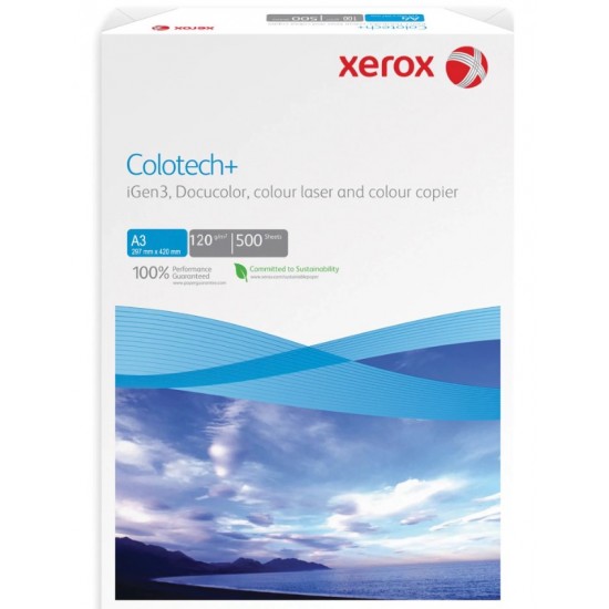 Hârtie xerox A3, 120 g/mp, Colotech+, 500 coli/ pret per top Hârtie xerox A3, 120 g/mp, Colotech+, 500 coli/ pret per top