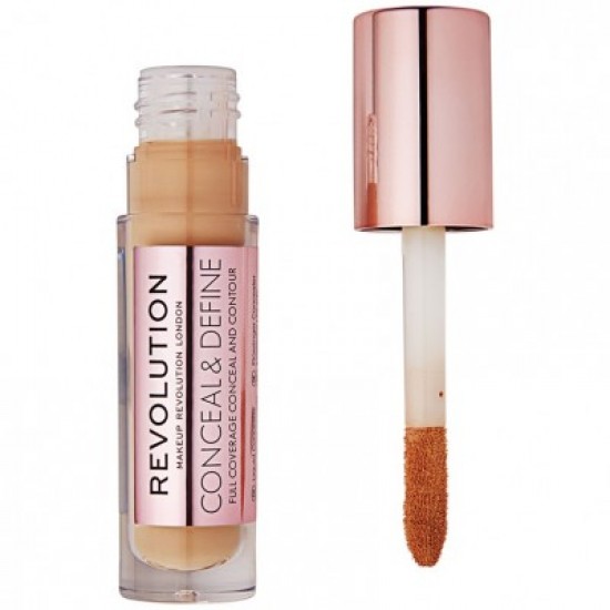 Corector lichid Conceal & Define Makeup Revolution London 3ml - C12 Corector lichid Conceal & Define Makeup Revolution London 3ml - C12