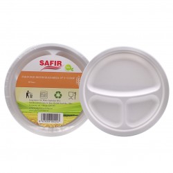 Farfurie Bio, 26 cm, 3 compartimente, P103C, 25 buc/set Farfurie Bio, 26 cm, 3 compartimente, P103C, 25 buc/set