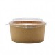 Caserola din carton, pentru salata, 1300 g, 50 buc/set, cu capac transparent Caserola din carton, pentru salata, 1300 g, 50 buc/set, cu capac transparent