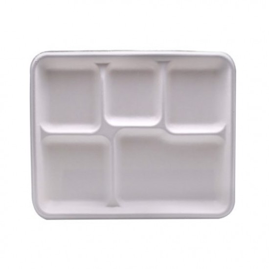 Tava Bio, 5 compartimente, T009, 50 buc/set Tava Bio, 5 compartimente, T009, 50 buc/set